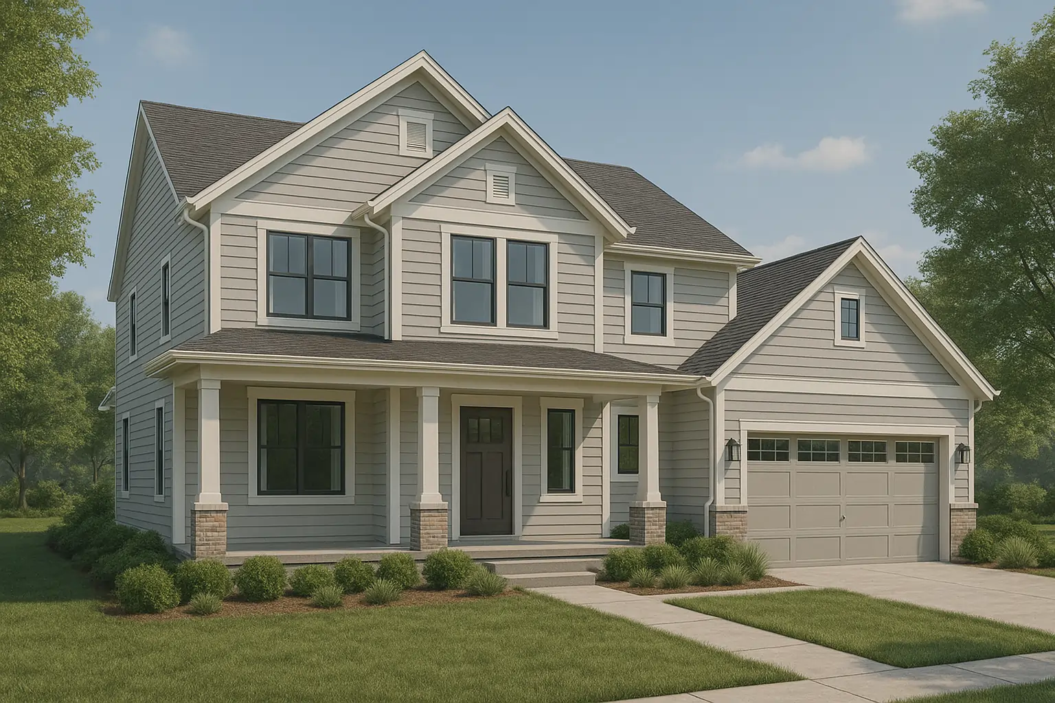 Timeless Suburban Home with Classic American Charm